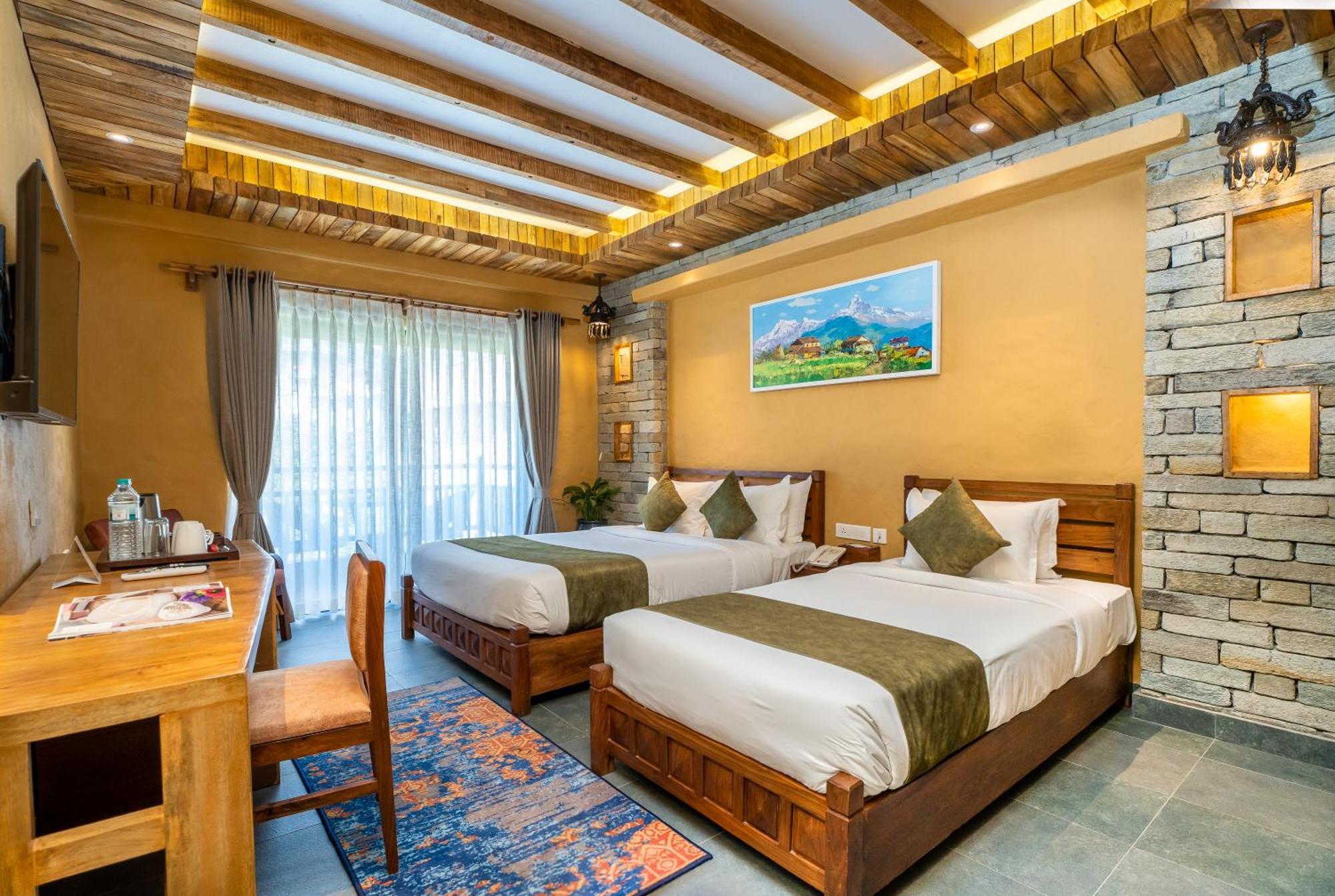 Bar Peepal Resort โพคารา ภายนอก รูปภาพ Deluxe Room